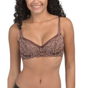 SKARLETT BLUE Brown/pink Minx Balconette Bra